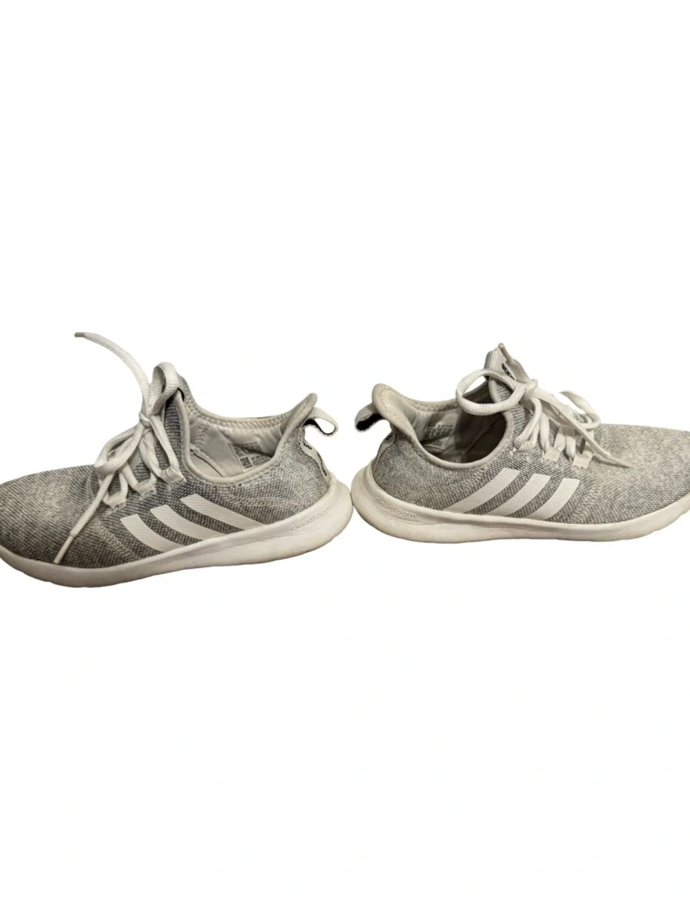 Adidas Cloudfoam Pure 2.0 Gray Athletic Comfort Sneakers Women’s Size 6.5